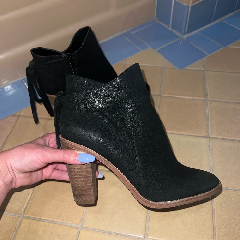 Vince Camuto Black Heeled Booties